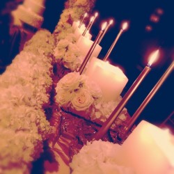 Main Table Candle & Flower